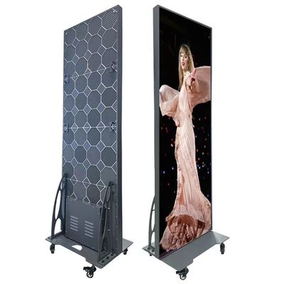56KG P1.53 to P2.5 Indoor Poster LED Display IP31 -20~60℃ Long 100000H Life Time