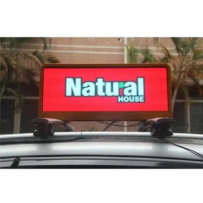 Car Taxi Top Outdoor LED Display High Brightness With 960x320mm Screen Size