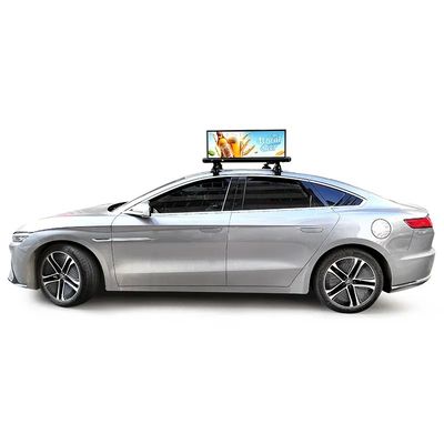 Brightness Outdoor LED Advertising Panel 3-in-1 Pixel Car Top Display Screens