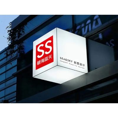Full Color 1R1G1B HD Magic Cube LED Display With IP31 Rated Iron Cabinet