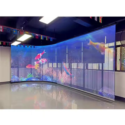 P3.9-7.8 Indoor Transparent LED Display Screen Full Color With High Brightness