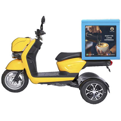 LED Delivery Box Display, Takeout Box Screen, Takeaway Boxes Sign LED with P2.5 Model for Motorcycle